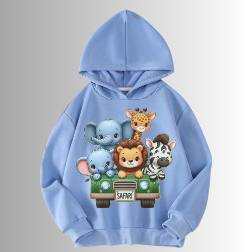Unisex Hoodie for Kids - Comfortable Printed Design for Boys & Girls