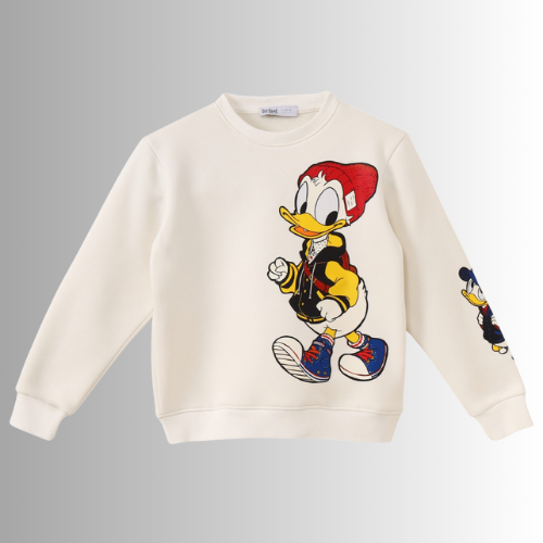 Unisex Sweatshirt for Kids - Comfortable Printed Design for Boys & Girls