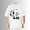Graphic T‑Shirt – “Just Breathe” Nature‑Inspired Design