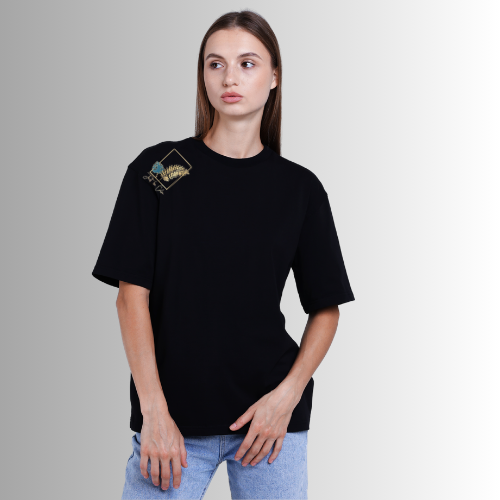 Graphic T‑Shirt – “Just Be Calm” Minimalist Nature Design