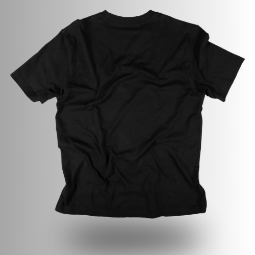 Graphic T‑Shirt – Colorful Embroidered Patch Design
