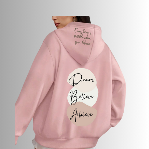 Hoodie for Teen Girls - Stylish Printed Design for Everyday Wear