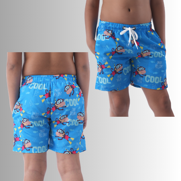 Swim Short With Drawstring Waist