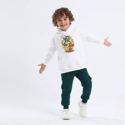 Unisex Hoodie for Kids - Comfortable Printed Design for Boys & Girls
